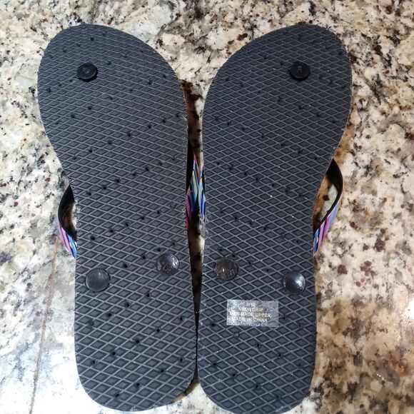 Showaflops Neon Drips Flip Flops - Picture 9 of 9